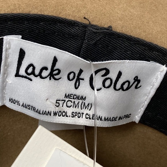 Lack of Color Fedora Womens Size M 57cm Teak Zula Brown Australian Wool‎ Western - Picture 7 of 9